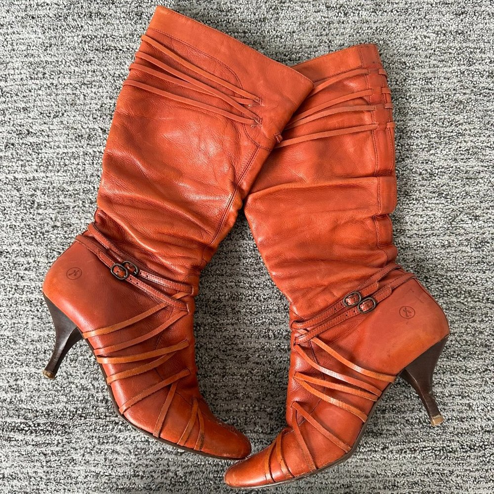 Fall Boots - Orange BRONX SHOES boots - 8.5